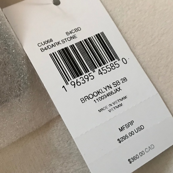 Coach Brooklyn Shoulder Bag 28 Dark Stone NWT - Picture 5 of 7